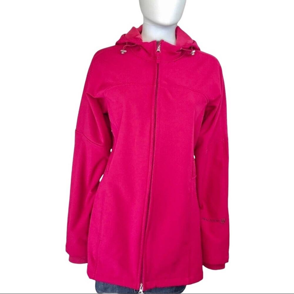Free Country Pink Ski Jacket Outdoor Fleece Lined Fuchsia Coat